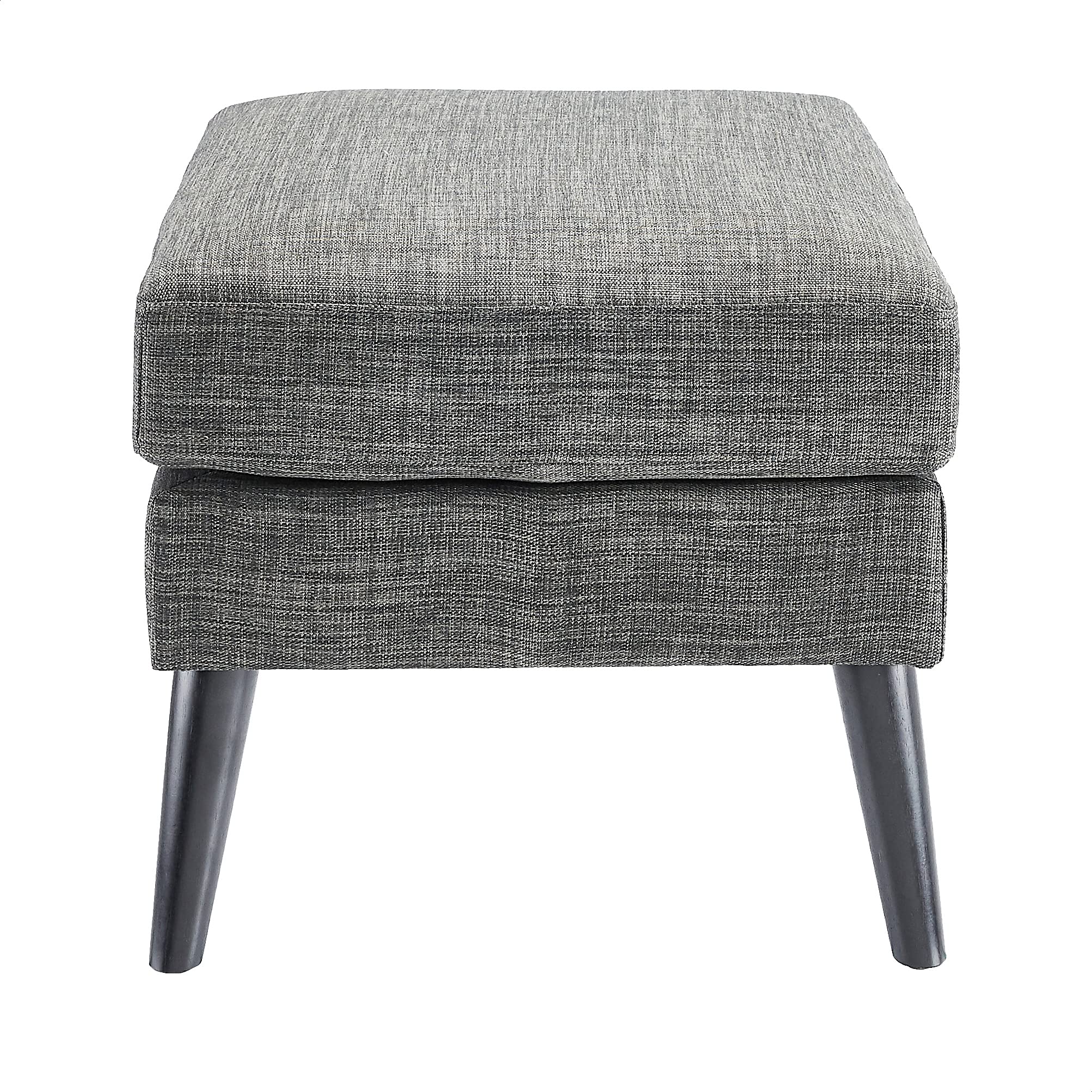 Amazon.com: FIRST HILL FHW Dark Grey Textured Fabric Upholstered